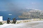 Bicycle over Santorini